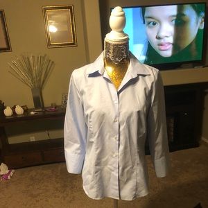 Nwot Talbots wrinkle resistant button down blouse